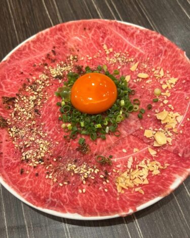 焼肉 藤もと 大吉商店【福島】名物はレアロースユッケ　赤提灯の大衆焼肉店